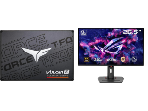 Team Group SSD + ASUS ROG Monitor